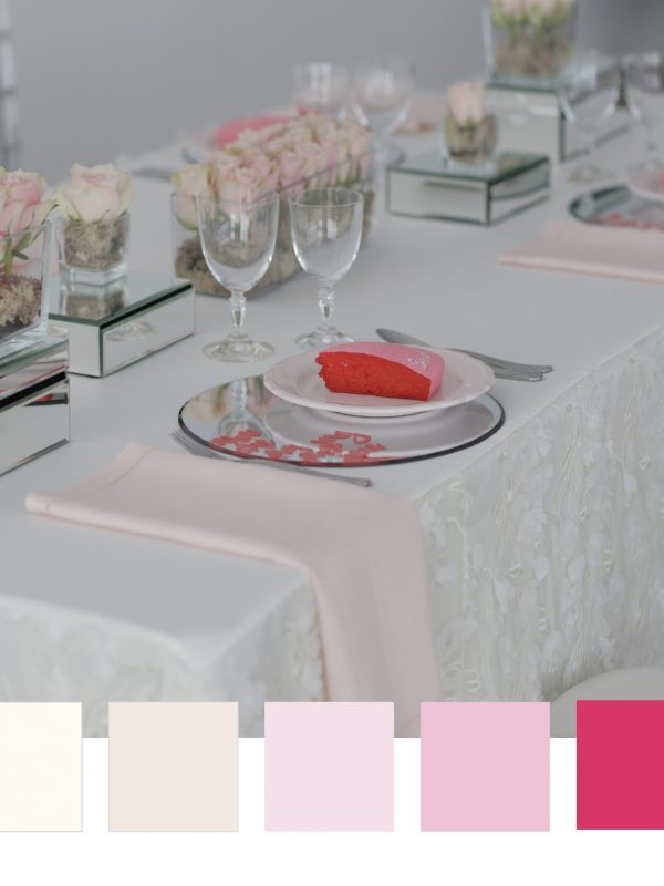 Un buon table setting parte dalla scelta dei colori